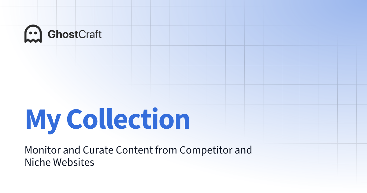 My collection ghost craft